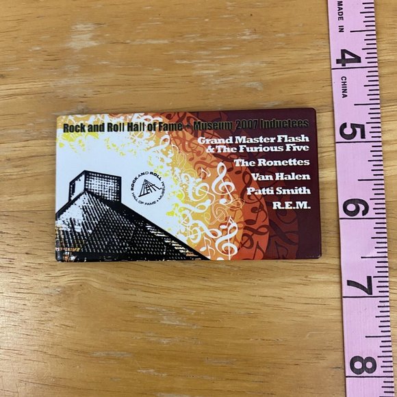 2007 Rock and Roll Hall of Fame Inductees Magnet Van Halen Grand Master Flash - Picture 1 of 8